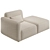 Neom Modular Sofa Beige 3D model small image 1