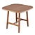 Kimua Oak Dining Table Collection 3D model small image 3