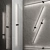 Modern LED Aluminium Wall Lamp 3D model small image 2