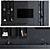 Modern TV Wall Unit 3D model small image 1