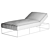 Elegant Outdoor Daybed Comfort 3D model small image 2
