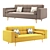 Taylor Modern Sofa Bed 3D model small image 2