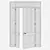 Sleek Aluminium Door Render Corona 3D model small image 5