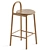 Elegant Bobby Bar Stool 3D model small image 2