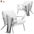 Crate & Barrel Cavett Armchair 3D model small image 7