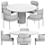 Modern 2015 Ostinato Dining Table 3D model small image 3