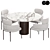 Modern 2015 Ostinato Dining Table 3D model small image 4