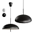 Sleek Nordic Pendant Light 3D model small image 6