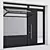 Sleek Aluminium Door 310 3D model small image 2