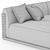 Stylish RH Trelica Modular Sofa 3D model small image 5
