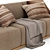 Elegant RH Trelica Sofa 3D model small image 2