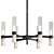 Elegant Minimalist Trumpet Chandelier 3D model small image 1