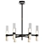 Elegant Minimalist Trumpet Chandelier 3D model small image 2