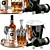 Premium Whiskey Decanter Set No5 3D model small image 2