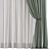 Textured Curtain Remodel Mesh 3D model small image 2