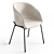 Yvette Light Grey Chair 3D model small image 3