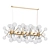 Unique Linear Cloud Chandelier 3D model small image 1