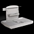 Foldable Baby Changing Station 3D model small image 5