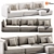 Blanche Katarina Sofa: Modern Chic 3D model small image 3