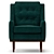 Translated description: "Reset X-Form, apply Turbosmooth"

Chic Reset Armchair Design 3D model small image 7
