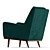 Translated description: "Reset X-Form, apply Turbosmooth"

Chic Reset Armchair Design 3D model small image 9