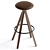 Modern Chic Kalota Bar Chair 3D model small image 2