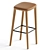 Sleek and Stylish NEVA Bar Stool 3D model small image 2