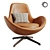 Elegant Salamanka Chair MeshSmooth Texture 3D model small image 1