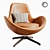 Elegant Salamanka Chair MeshSmooth Texture 3D model small image 5