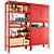 Outdoor Storage Solution with Cabinets 3D model small image 3
