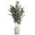 Elegant Bamboo Bush in White Floral Pot. Collection 1272 3D model small image 5