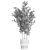 Elegant Bamboo Bush in White Floral Pot. Collection 1272 3D model small image 7