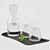 Zara Home Decorative Glassware Set 3D model small image 4