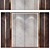 Wood Fabric Wall Panels Set 3D model small image 1