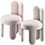 Modnodesign Glazy Chair 85cm 3D model small image 1