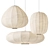 Paper Pendant Lighting Collection 3D model small image 1