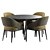 Modern Round Dining Set Furniture 3D model small image 5