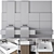 Modern Bathroom Furniture Set 16 3D model small image 7