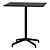 Rely ATD4 Black Dining Table 3D model small image 3