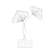 Elegant Leaf Inspired Decorative Figurine 3D model small image 3