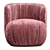 Customizable Crystal Armchair by Katerina Kladi 3D model small image 2