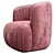 Customizable Crystal Armchair by Katerina Kladi 3D model small image 3