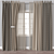 Textured 3D Curtain Model - Rendered in Vray and Corona 3D model small image 1