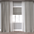 Designer Curtain 3D Model Poly 112300 3D model small image 1