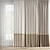 Polygonal Curtain Model for 3ds Max 3D model small image 1