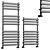 Brenton Milos Heated Towel Rail 3D model small image 1