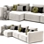 Modern Chaise Longue Sofa Design 3D model small image 2