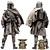 Boba Fett and Grogu Figures 3D model small image 1