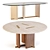 Luxury French Design Dining Tables 3D model small image 1