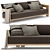 Modern Matira Sofa: Timeless Elegance 3D model small image 1